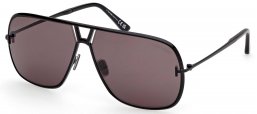 Gafas de Sol - Tom Ford - FT1204 STAVROS - 01A  SHINY BLACK // GREY