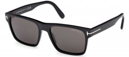 Gafas de Sol - Tom Ford - FT1205 CALDER - 01A  SHINY BLACK // GREY