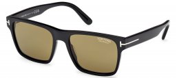 Gafas de Sol - Tom Ford - FT1205 CALDER - 01H  SHINY BLACK // BROWN POLARIZED