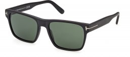 Gafas de Sol - Tom Ford - FT1205 CALDER - 02N  MATTE BLACK // GREEN