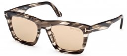 Gafas de Sol - Tom Ford - FT1207 LELIO - 56E  LIGHT BROWN PRINT // LIGHT BROWN