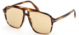 Gafas de Sol - Tom Ford - FT1209 AUTARI - 56E  DARK HAVANA // LIGHT BROWN PHOTOCROMIC