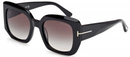 Gafas de Sol - Tom Ford - FT1220 CARLA-02 - 01B  SHINY BLACK // GREY GRADIENT