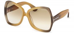 Gafas de Sol - Tom Ford - FT1222 JERRY - 41F  YELLOW GRADIENT // BROWN GRADIENT