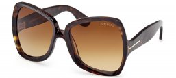 Gafas de Sol - Tom Ford - FT1222 JERRY - 52F  DARK HAVANA // BROWN GRADIENT