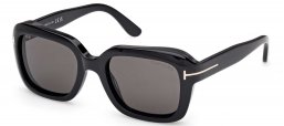 Gafas de Sol - Tom Ford - FT1283 NATALIA-02 - 01A  SHINY BLACK // SMOKED