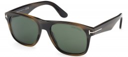 Gafas de Sol - Tom Ford - FT1284 MARLON-02 - 55N  DARK HAVANA // GREEN