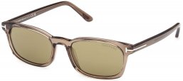 Gafas de Sol - Tom Ford - FT1300 MILES-02 - 45N  SHINY LIGHT BROWN // GREEN