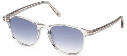 Gafas de Sol - Tom Ford - FT1302 HOLT-02 - 20W  SHINY LIGHT GREY // BLUE GRADIENT