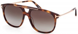 Gafas de Sol - Tom Ford - FT1306 SAM-02 - 53K  HAVANA // ROVIEX GRADIENT
