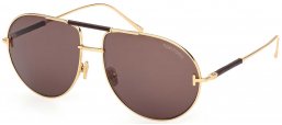 Gafas de Sol - Tom Ford - FT1308 LOU-02 - 30E  SHINY GOLD // BROWN