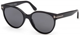 Gafas de Sol - Tom Ford - FT1311 TALLULAH-02 - 01D  SHINY BLACK // GREY POLARIZED