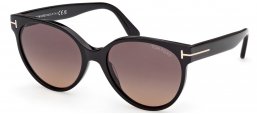Gafas de Sol - Tom Ford - FT1311 TALLULAH-02 - 01T  SHINY BLACK // BORDEAUX GRADIENT
