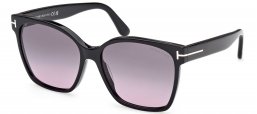 Gafas de Sol - Tom Ford - FT1312 IRIS-02 - 01B  SHINY BLACK // GREY GRADIENT
