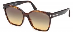 Gafas de Sol - Tom Ford - FT1312 IRIS-02 - 55B  HAVANA // GREY GRADIENT YELLOW