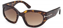 Gafas de Sol - Tom Ford - FT1313 ARIZONA-02 - 52F  DARK HAVANA // BROWN GRADIENT