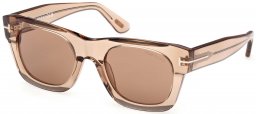 Gafas de Sol - Tom Ford - FT1314 EMMA-02 - 45E  SHINY LIGHT BROWN // BROWN