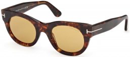 Gafas de Sol - Tom Ford - FT1315 MARINE-02 - 55E  HAVANA // LIGHT BROWN
