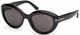 Gafas de Sol - Tom Ford - FT1316 STACY-02 - 01A  SHINY BLACK // GREY