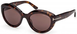 Gafas de Sol - Tom Ford - FT1316 STACY-02 - 52E  DARK HAVANA // BROWN