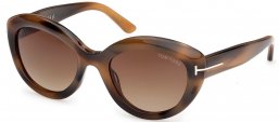 Gafas de Sol - Tom Ford - FT1316 STACY-02 - 55F  HAVANA // BROWN GRADIENT