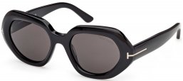 Gafas de Sol - Tom Ford - FT1317 APRIL-02 - 01A  SHINY BLACK // GREY