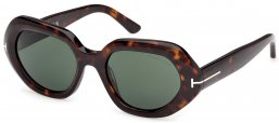 Gafas de Sol - Tom Ford - FT1317 APRIL-02 - 52N  DARK HAVANA // GREEN