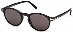 Gafas de Sol - Tom Ford - FT1331 PRESCOTT-02 - 01A SHINY BLACK // GREY