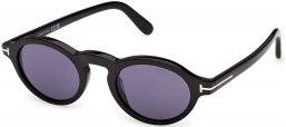 Gafas de Sol - Tom Ford - FT1332 ARISTOTELE-02 - 01V  SHINY BLACK // BLUE