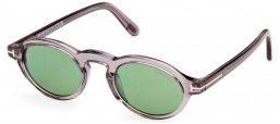 Gafas de Sol - Tom Ford - FT1332 ARISTOTELE-02 - 20N SHINY GREY // GREEN