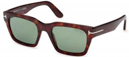 Gafas de Sol - Tom Ford - FT1333 ANDY-02 - 52R  DARK HAVANA // GREEN POLARIZED