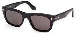 Gafas de Sol - Tom Ford - FT1334 MARSHALL-02 - 01A  SHINY BLACK // SMOKE