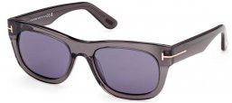 Gafas de Sol - Tom Ford - FT1334 MARSHALL-02 - 20V  SHINY GREY // DARK BLUE