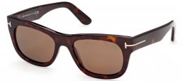 Gafas de Sol - Tom Ford - FT1334 MARSHALL-02 - 52H  DARK HAVANA // BROWN POLARIZED