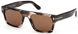 Gafas de Sol - Tom Ford - FT1337 CYRUS-02 - 55J  HAVANA BEIGE // ROVIEX
