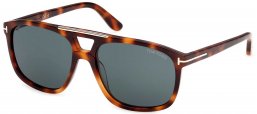 Gafas de Sol - Tom Ford - FT1338 BRIANNA-02 - 53V  HAVANA // DARK BLUE