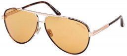 Gafas de Sol - Tom Ford - FT1340 RUPERT-02 - 52E  DARK HAVANA // LIGHT BROWN