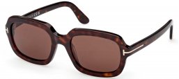 Gafas de Sol - Tom Ford - FT1342 LANA-02 - 52E  DARK HAVANA // BROWN