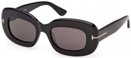 Gafas de Sol - Tom Ford - FT1345 ISLAY-02 - 01A  SHINY BLACK // SMOKE