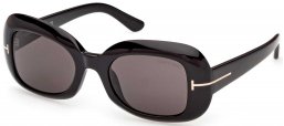 Gafas de Sol - Tom Ford - FT1347 PALOMA-02 - 01A  SHINY BLACK // SMOKE