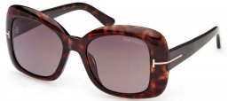 Gafas de Sol - Tom Ford - FT1348 SANDRA-02 - 52K  DARK HAVANA // ROVIEX GRADIENT