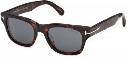 Gafas de Sol - Tom Ford - FT1357 CALEB-02 - 52A  DARK HAVANA // GREY