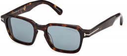 Gafas de Sol - Tom Ford - FT1359 EZRA-02 - 52V  DARK HAVANA // AZUL