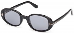 Gafas de Sol - Tom Ford - FT1364 IGGY - 01A  SHINY BLACK // LIGHT GREY