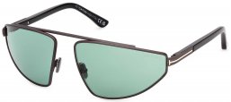 Gafas de Sol - Tom Ford - FT1399 PARKER-02 - 13N  MATTE DARK RUTHENIUM // GREEN