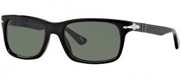 Sunglasses - Persol - PO3048S - 95/31 BLACK //  CRYSTAL GREEN