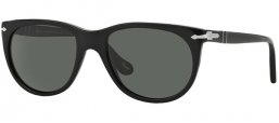 Sunglasses - Persol - PO3097S - 95/58  BLACK // GREEN POLARIZED