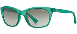 Sunglasses - Vogue - VO2743S - 21788E MATTE TRANSPARENT GREEN // GREEN GRADIENT