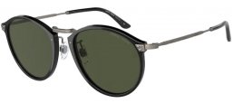 Sunglasses - Giorgio Armani - AR 318SM - 500131 BLACK // GREEN