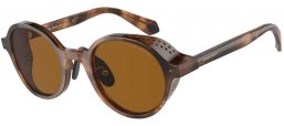 Sunglasses - Giorgio Armani - AR8154 - 594233 OPAL STRIPED BROWN // BROWN